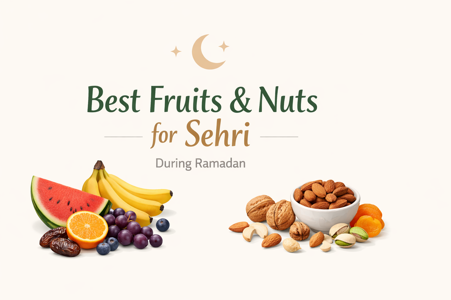 Best Fruits and Nuts for Sehri During Ramadan