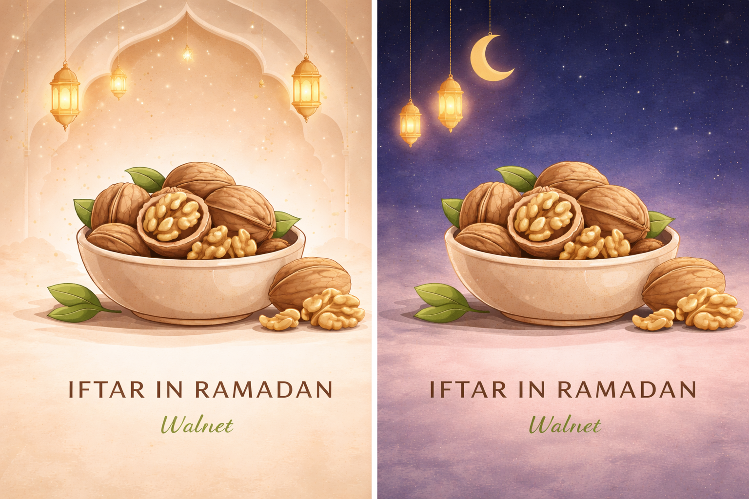 Walnut for Iftar in Ramadan
