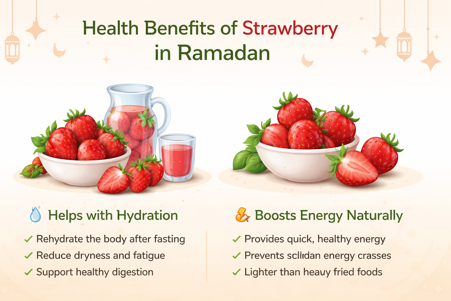Health Benefits of Strawberry in Ramadan