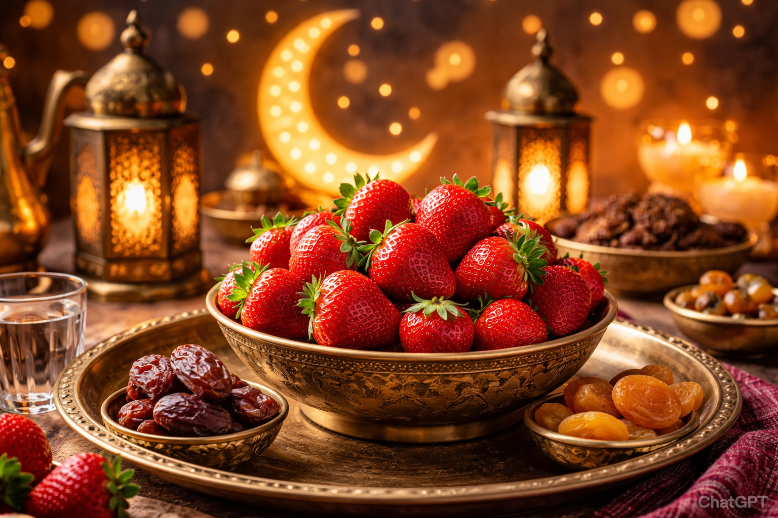 Strawberry for Iftar in Ramadan
