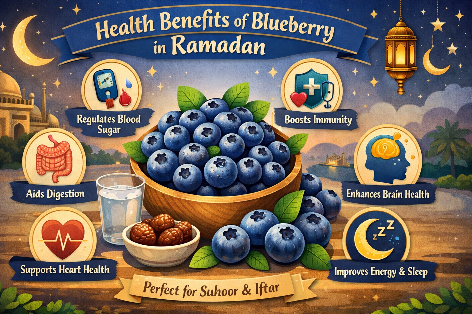 Health Benefits of Blueberry in Ramadan