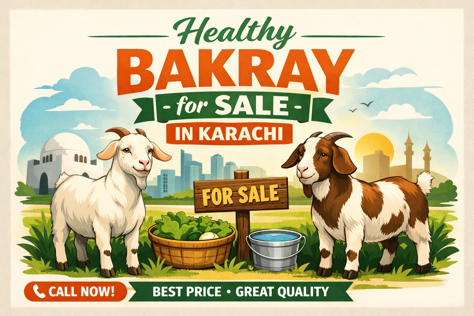 Healthy bakray for sale in Karachi