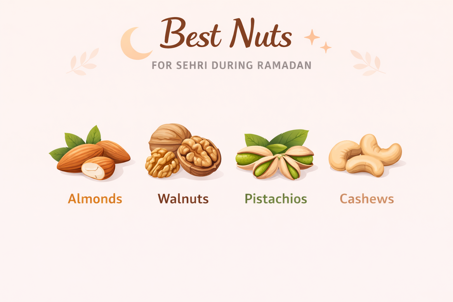 Best Nuts for Sehri During Ramadan