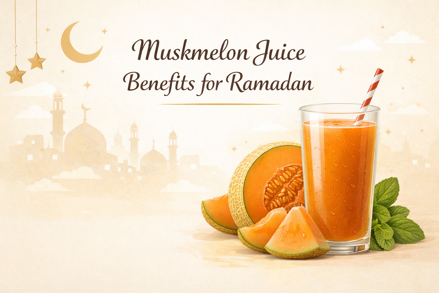 Muskmelon Juice Benefits for Ramadan