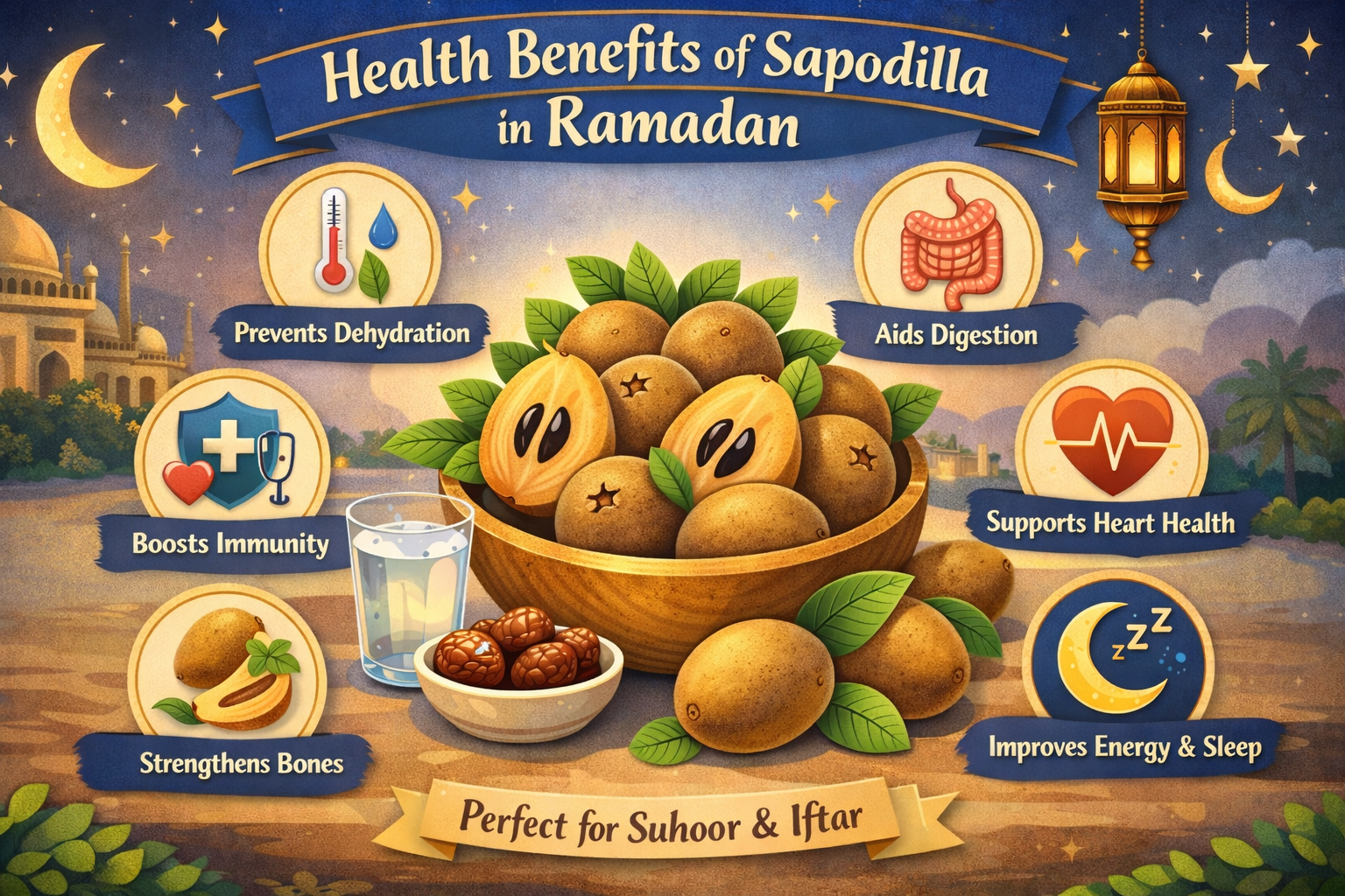 Health Benefits of Sapodilla in Ramadan