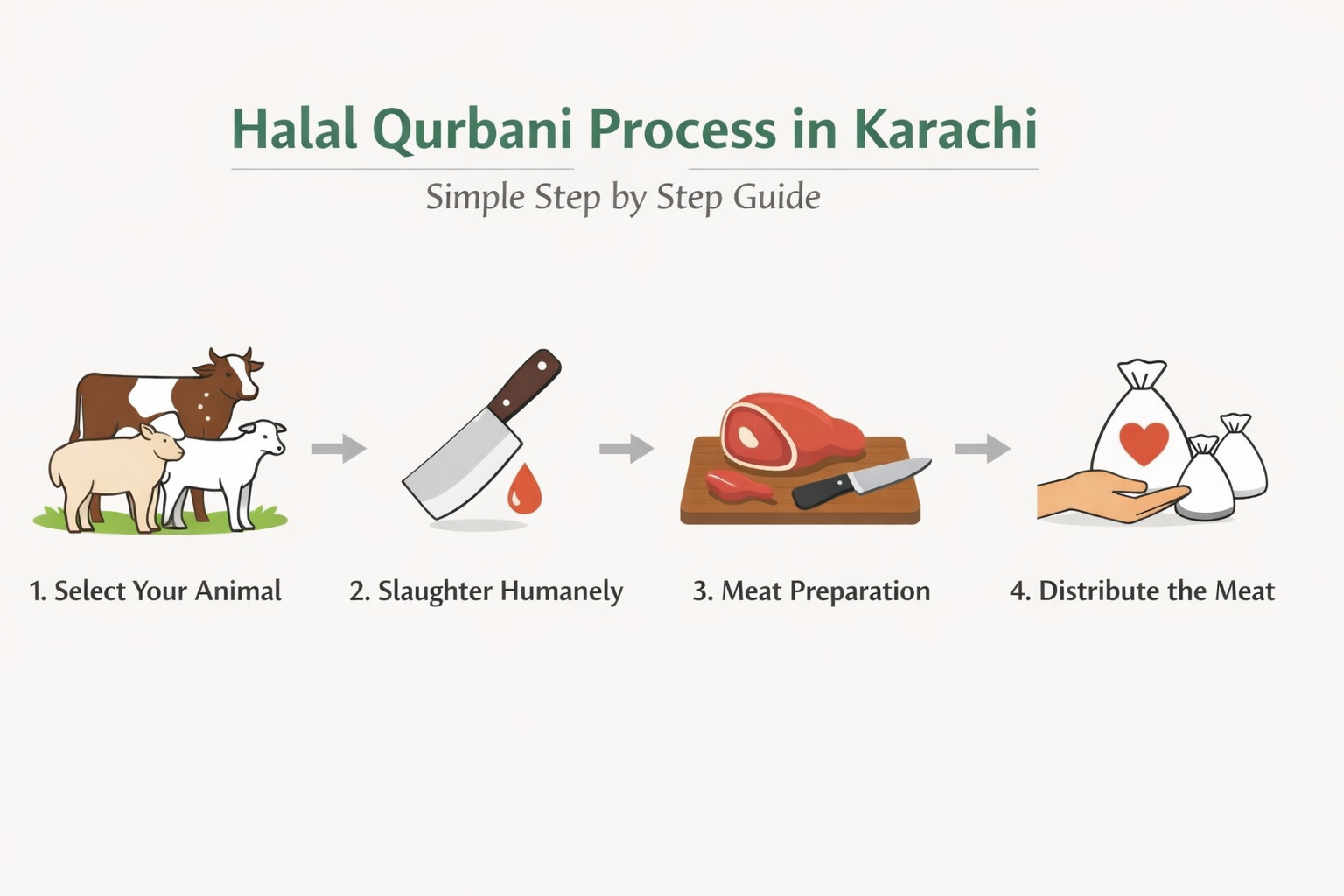 Halal Qurbani Process in Karachi, Simple Step by Step Guide