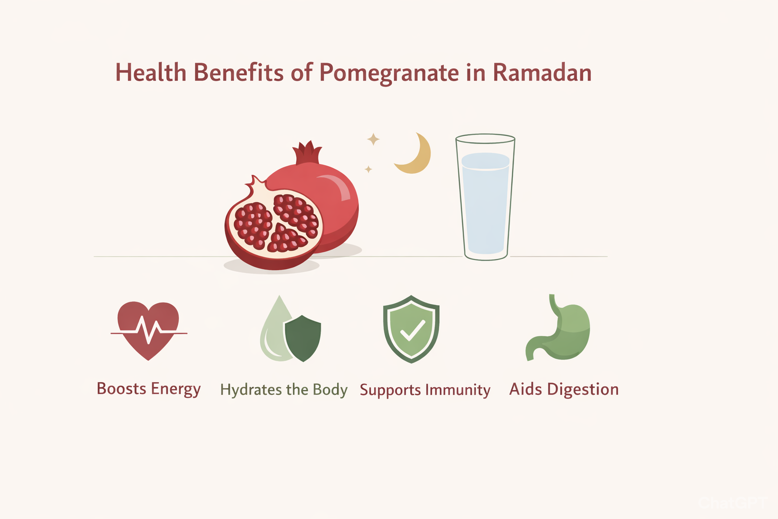 Health Benefits of Pomegranate in Ramadan