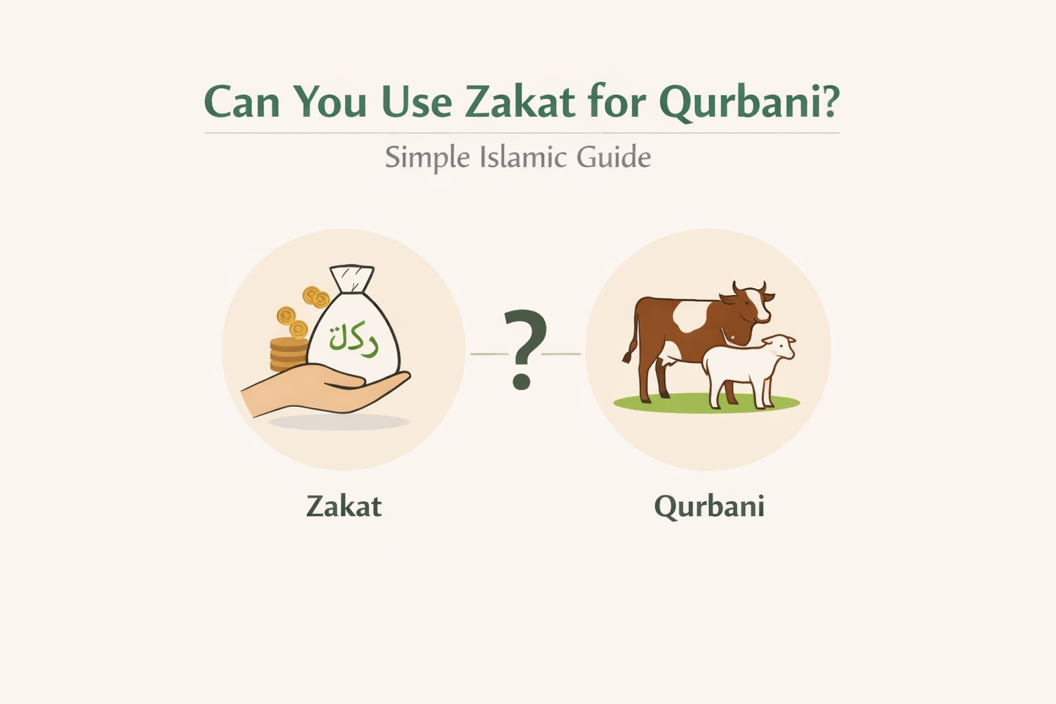 Can You Use Zakat for Qurbani, Simple Islamic Guide