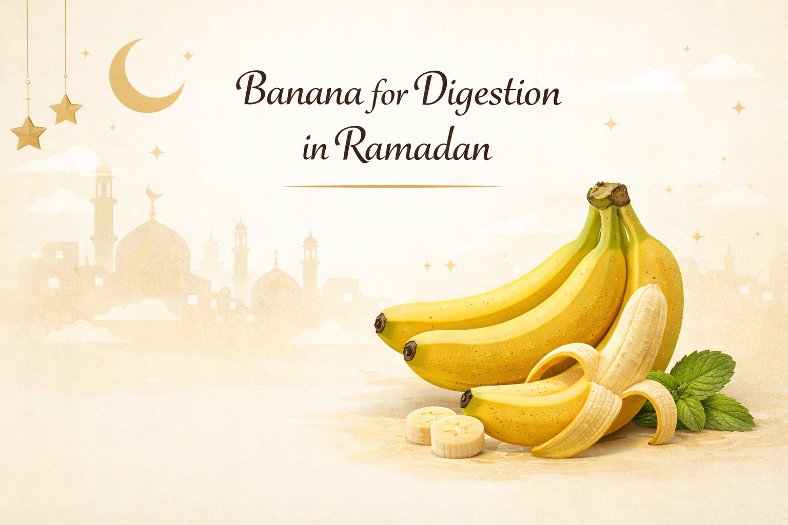 Banana for Digestion in Ramadan