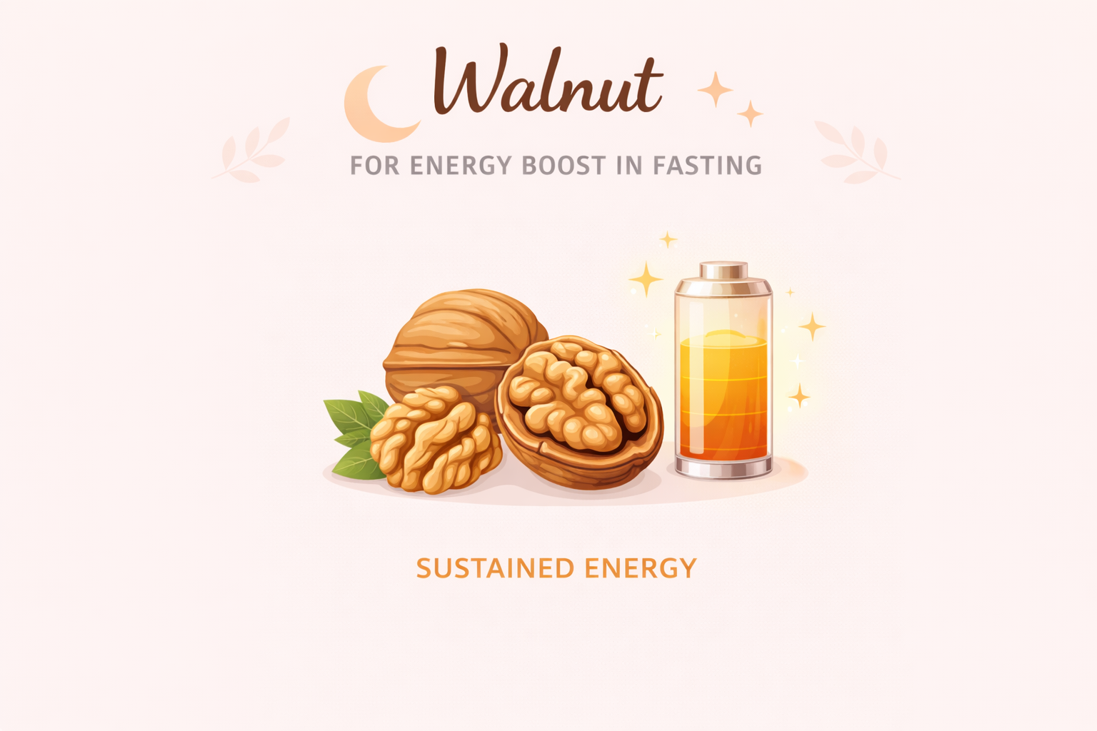 Walnut for Energy Boost in Fasting
