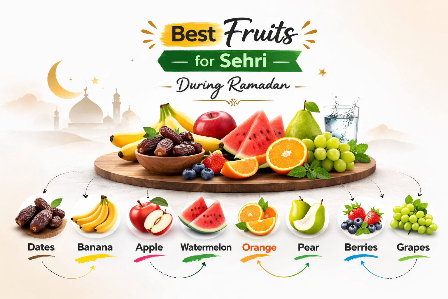 Best Fruits for Sehri During Ramadan
