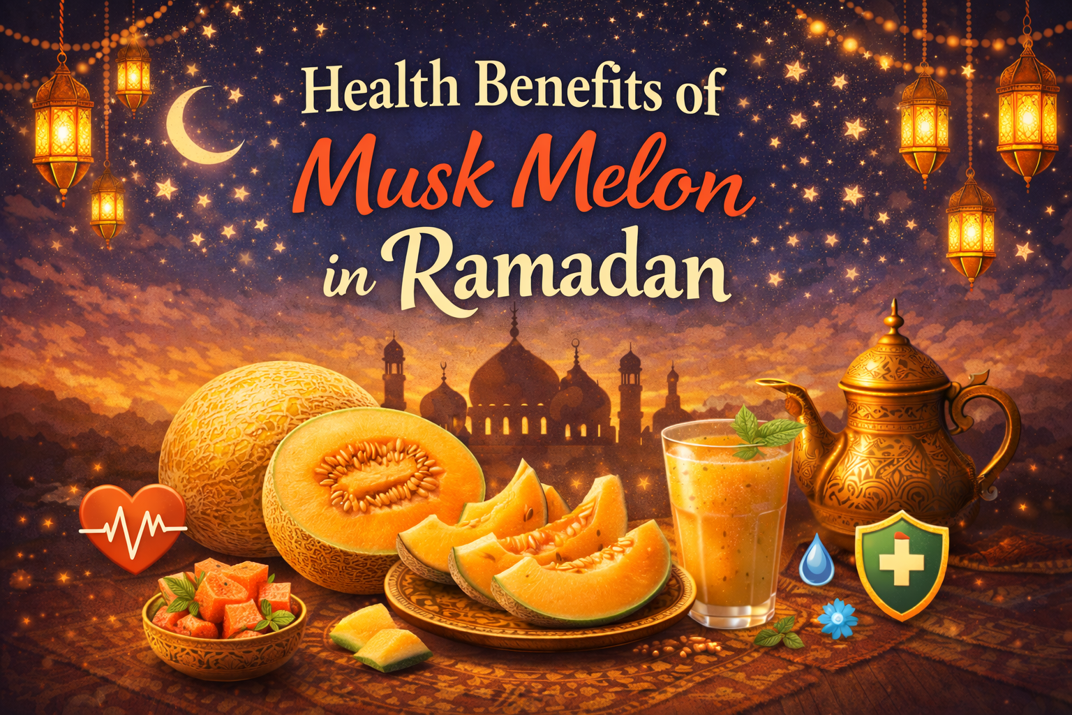 Health Benefits of Musk Melon in Ramadan