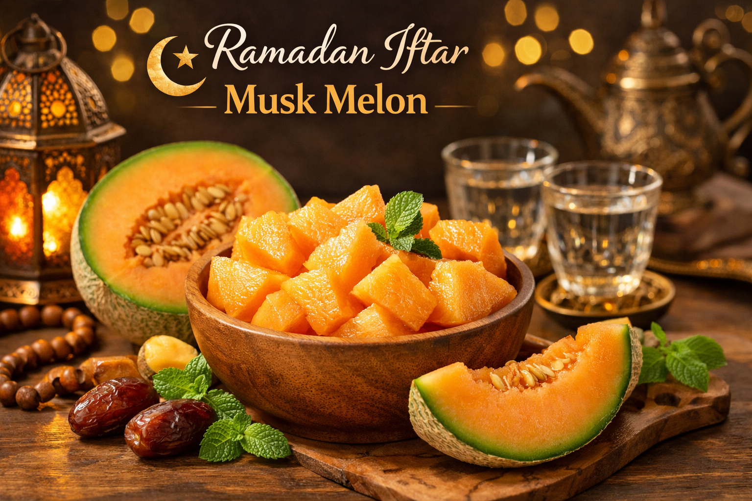 Musk Melon for Iftar in Ramadan