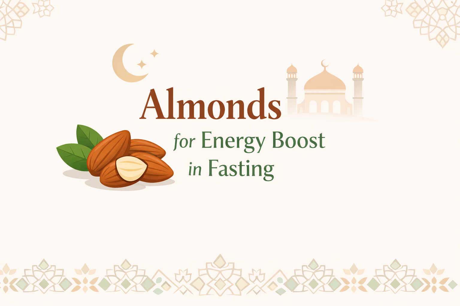 Almonds for Energy Boost in Fasting