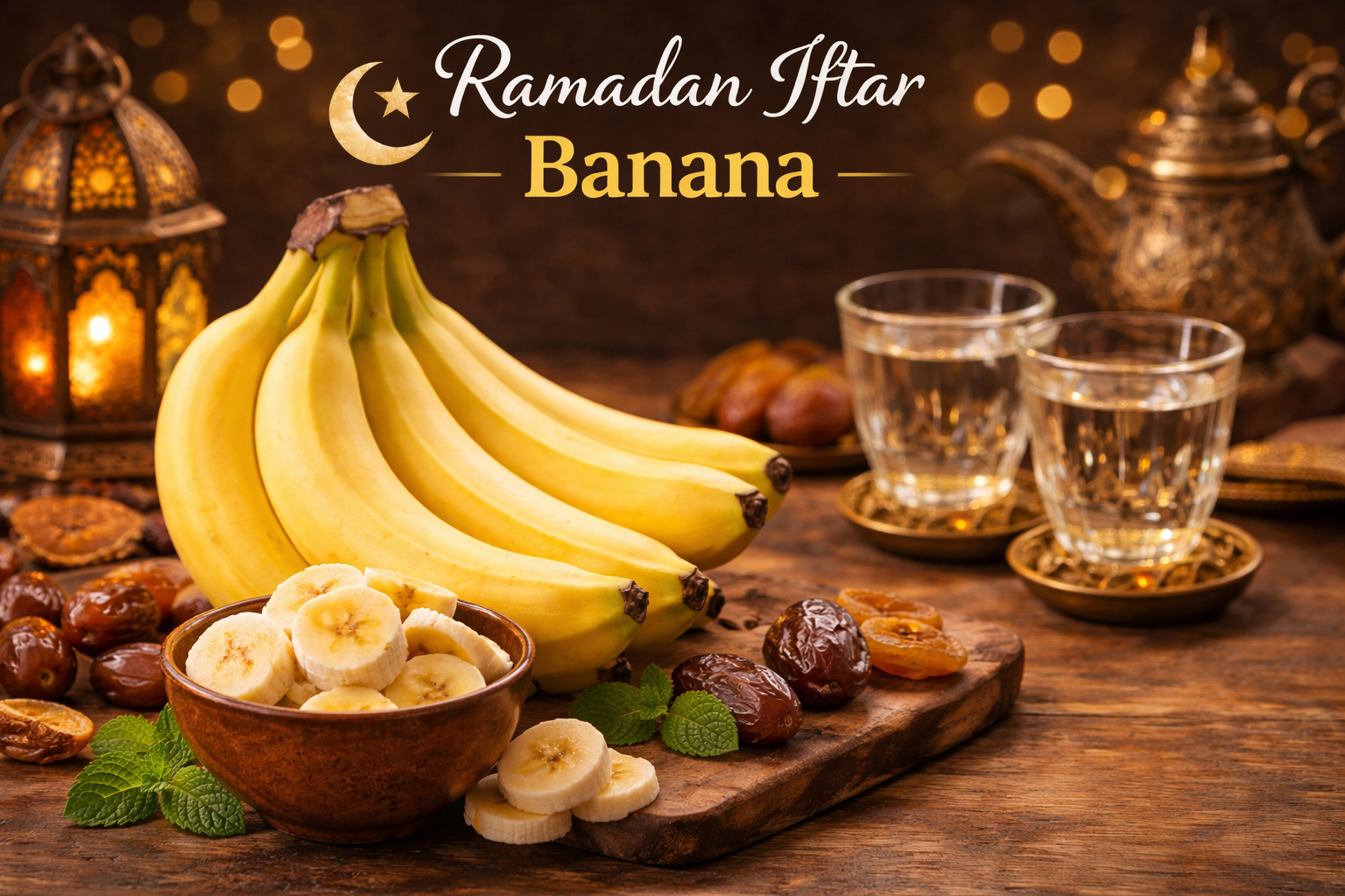 Banana for Iftar in Ramadan