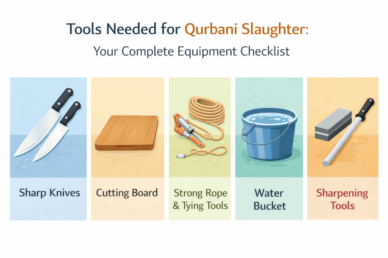 Tools Needed for Qurbani Slaughter: Your Complete Equipment Checklist