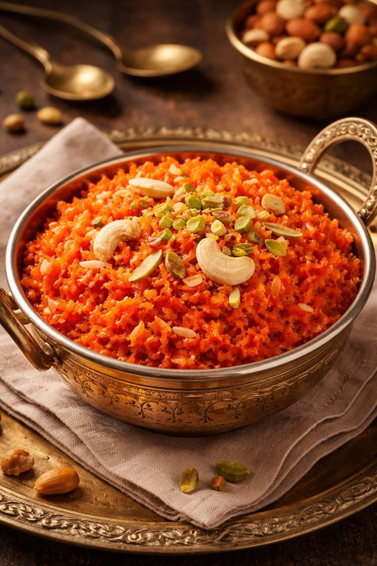 Gajar Ka Halwa by The Warsi Farm – Authentic Winter Dessert Made with Pure Desi Ghee & Farm-Fresh Carrots
