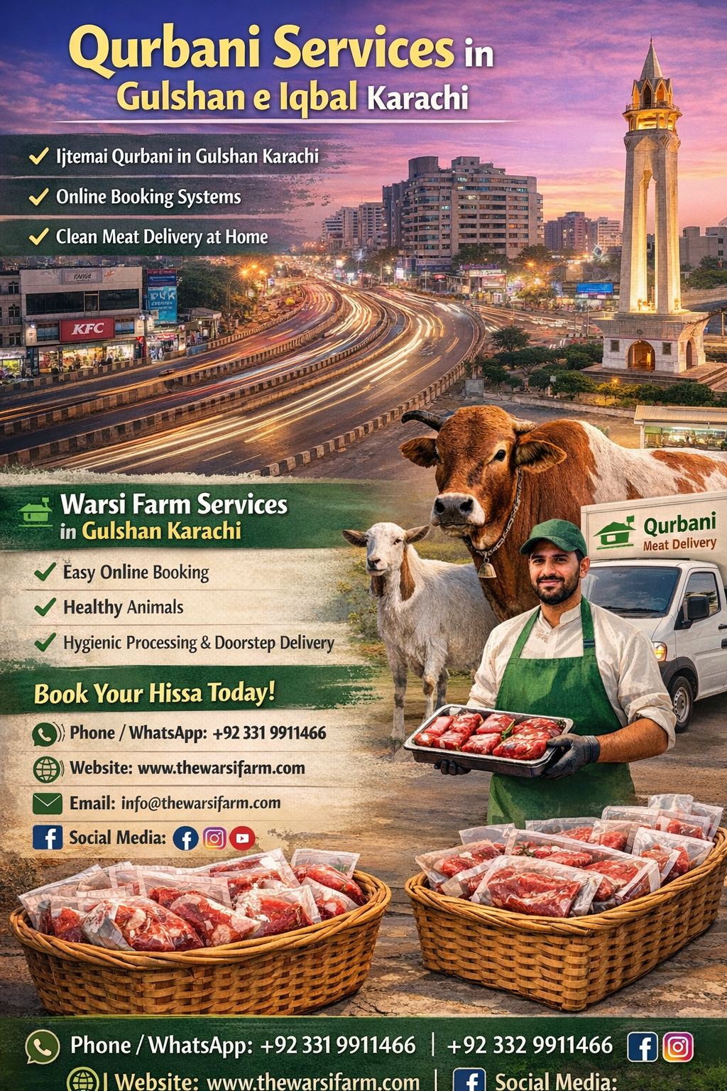 Qurbani Services in Gulshan e Iqbal Karachi