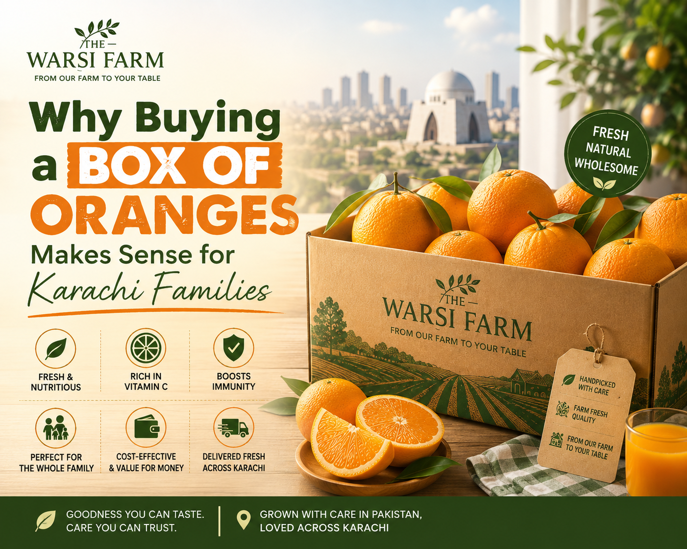Why Buying a Box of Oranges Makes Sense for Karachi Families