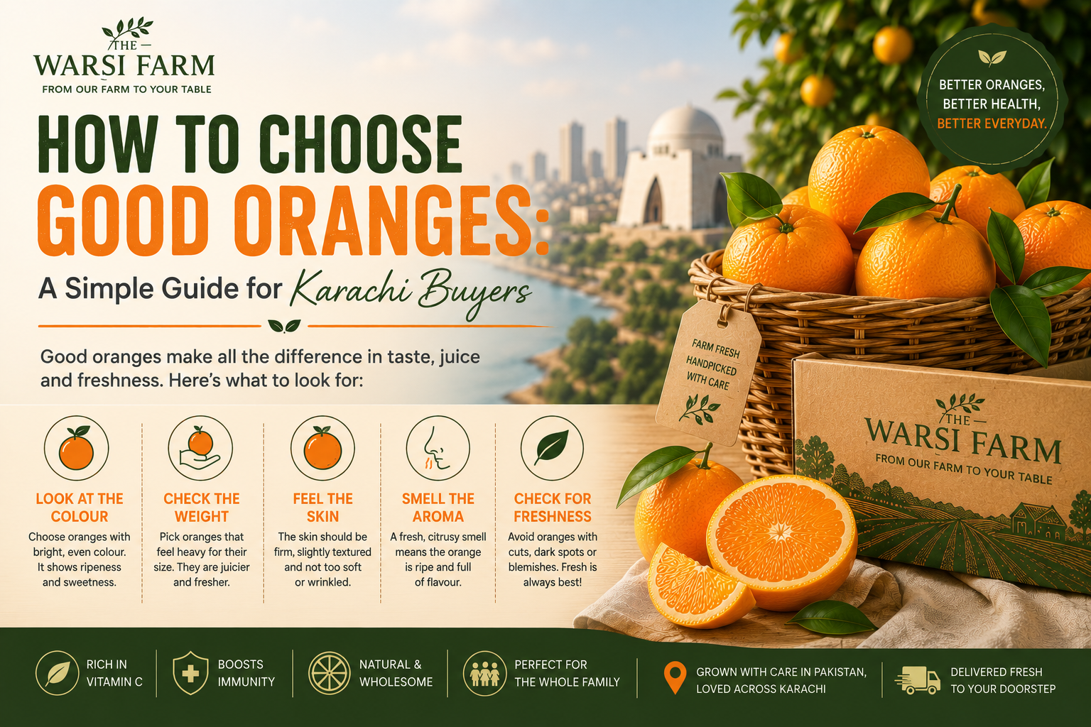 How to Choose Good Oranges: A Simple Guide for Karachi Buyers