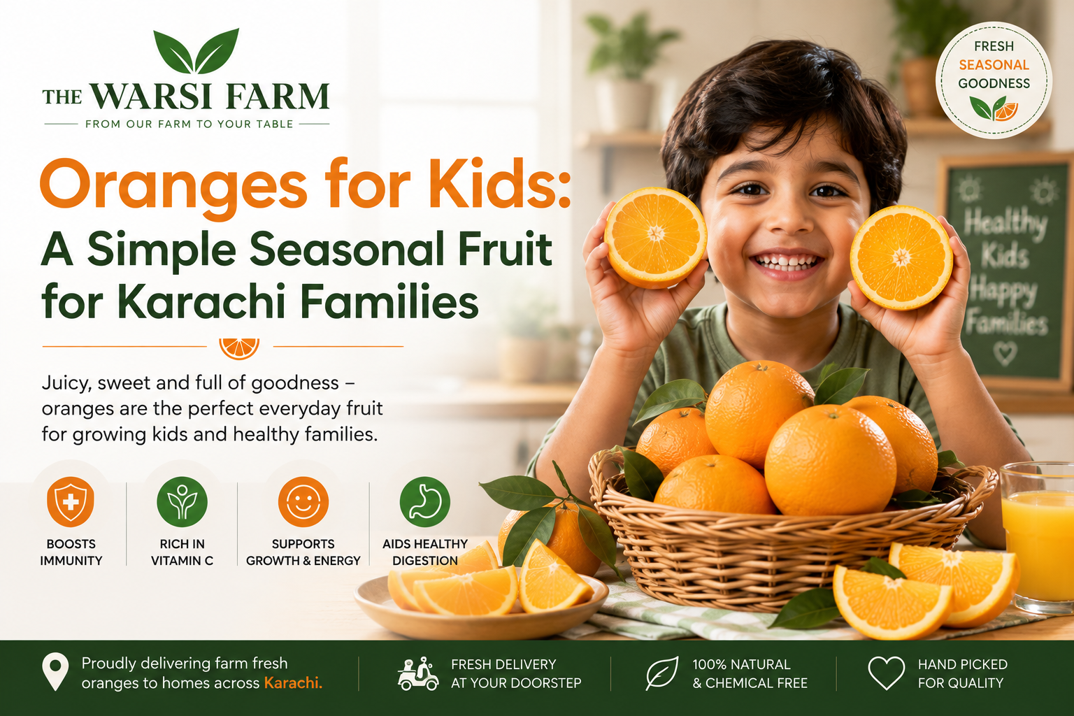Oranges for Kids: A Simple Seasonal Fruit for Karachi Families