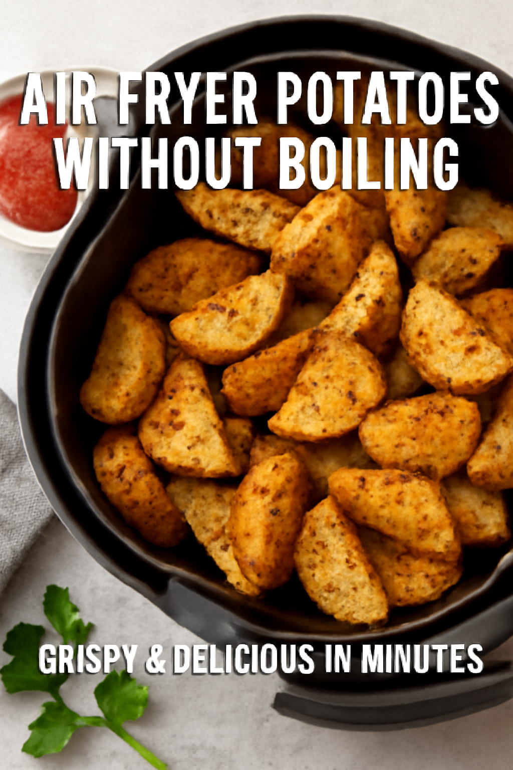Learn how to make crispy air fryer potatoes without boiling. Quick, easy, and flavorful, these potatoes are the perfect side dish for any meal.