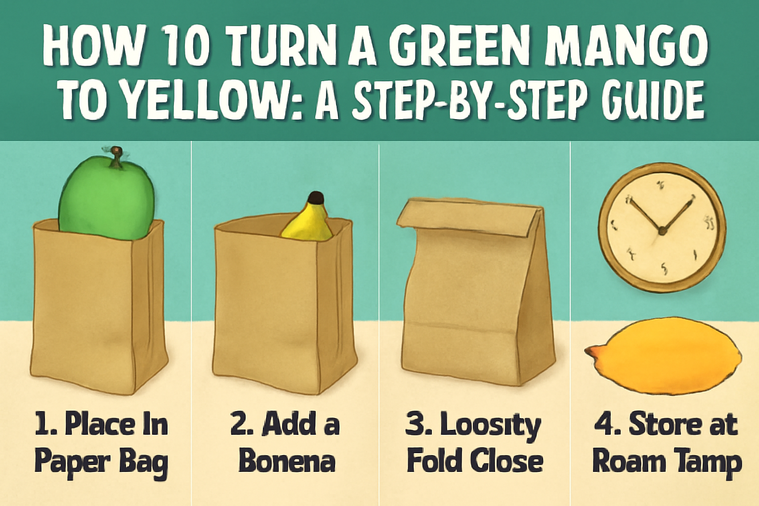 Learn how to turn a green mango into a ripe yellow one with these simple methods. Whether you’re waiting for ripening or want to speed up the process, this guide will help!