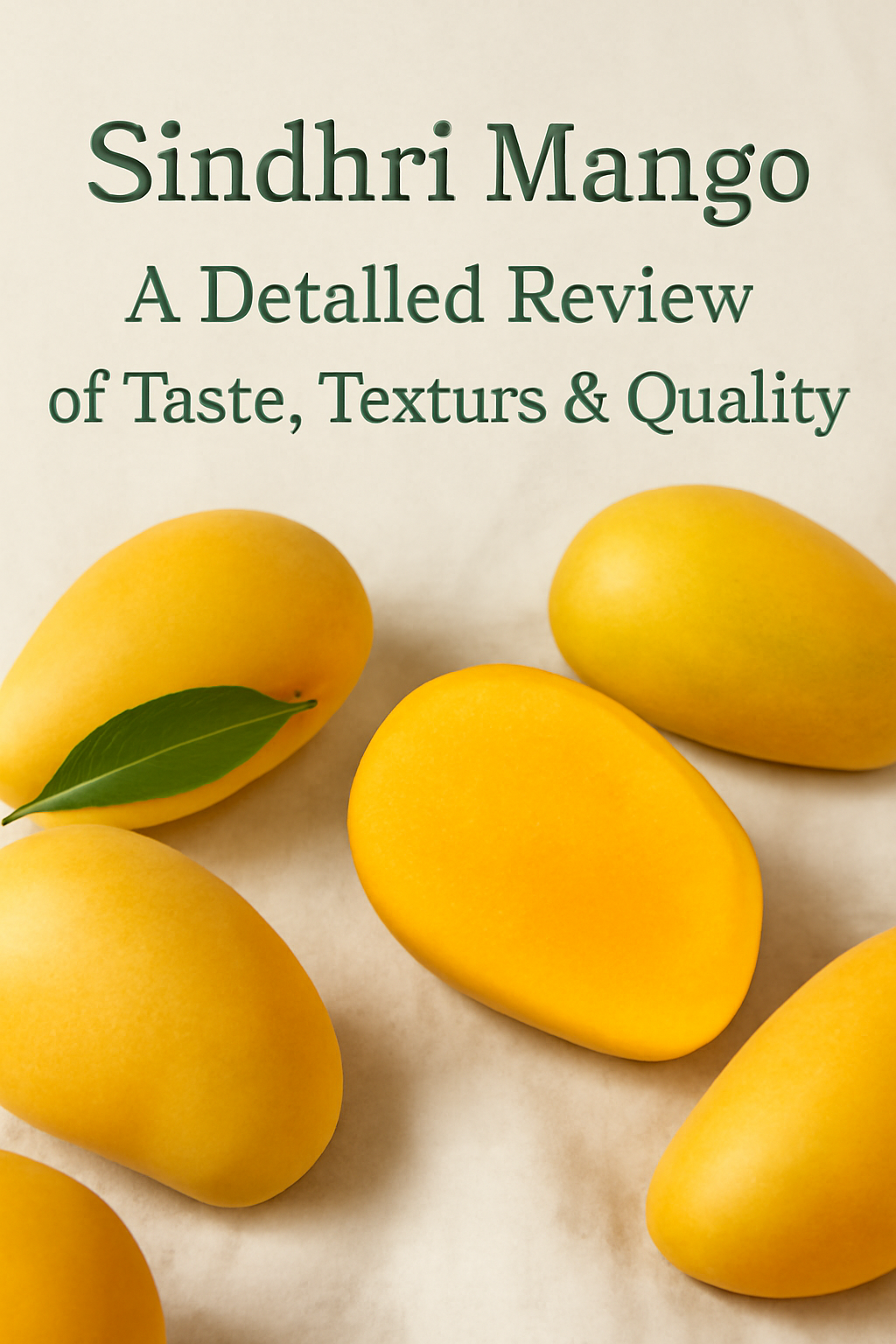 Explore the rich taste, smooth texture, and high quality of Sindhri mangoes in this detailed review. Learn about their health benefits, harvest season, and why they are a favorite among mango lovers.