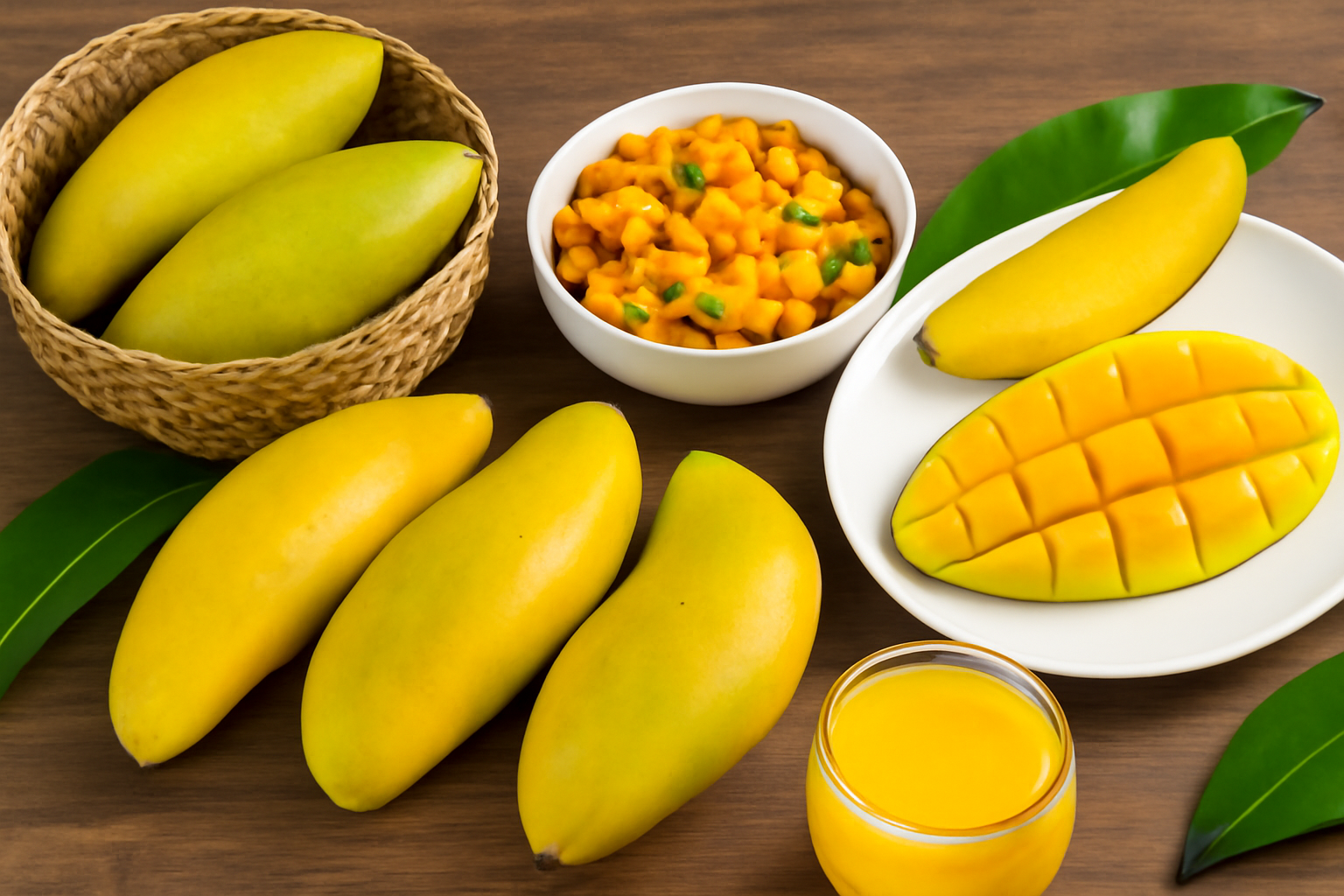 Discover the unique taste, texture, and quality of the Totapuri Mango. Learn about its refreshing tang, firm texture, and versatile uses in culinary creations.