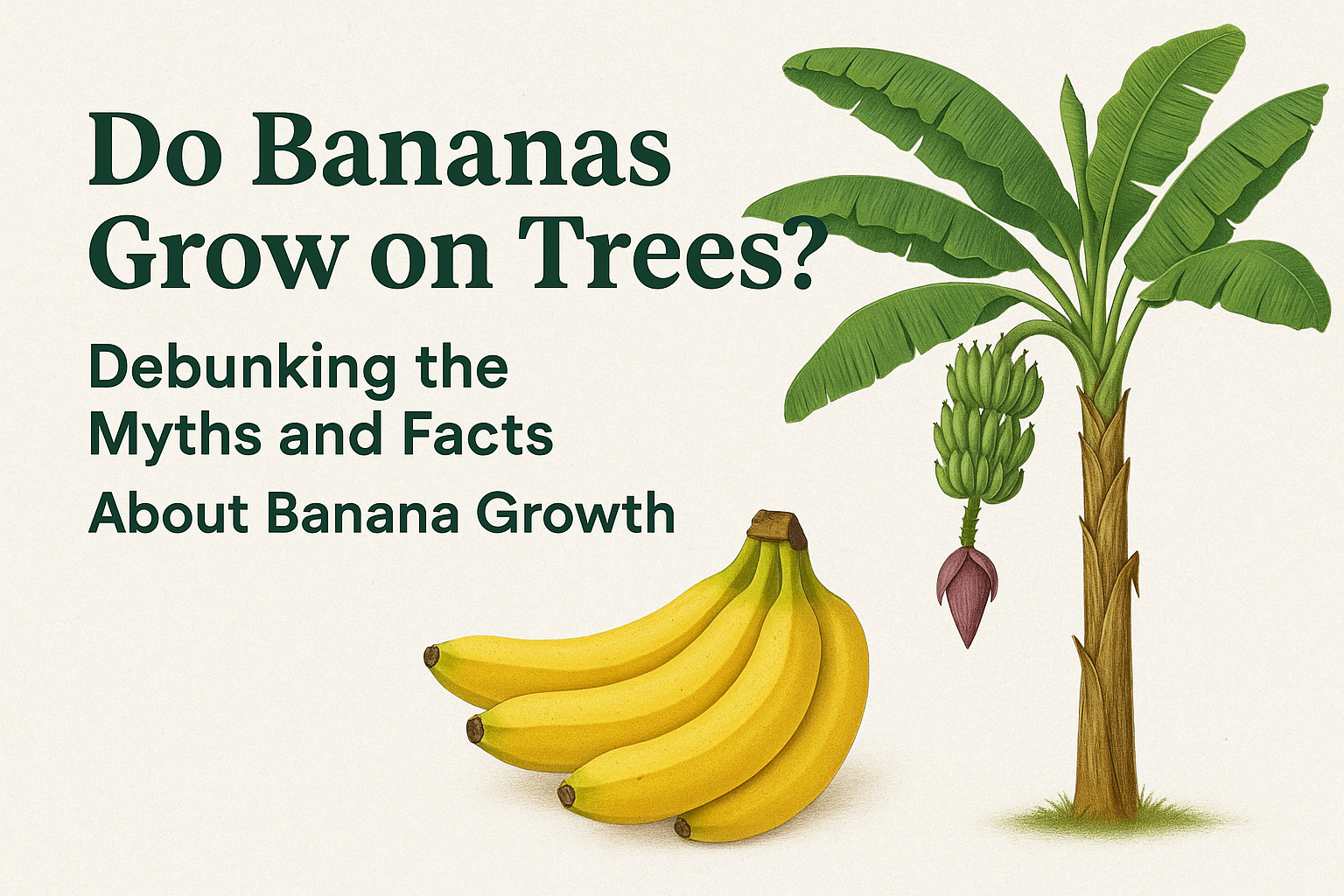 Do bananas grow on trees? Discover the truth about how bananas grow, where they come from, and the science behind the banana plant in this informative article.