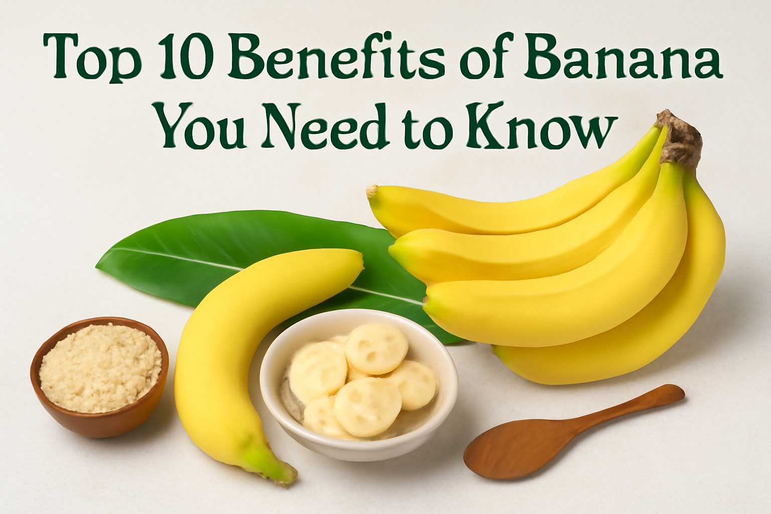 Discover the top 10 health benefits of bananas. From boosting energy to improving heart health, learn how bananas can enhance your wellness.