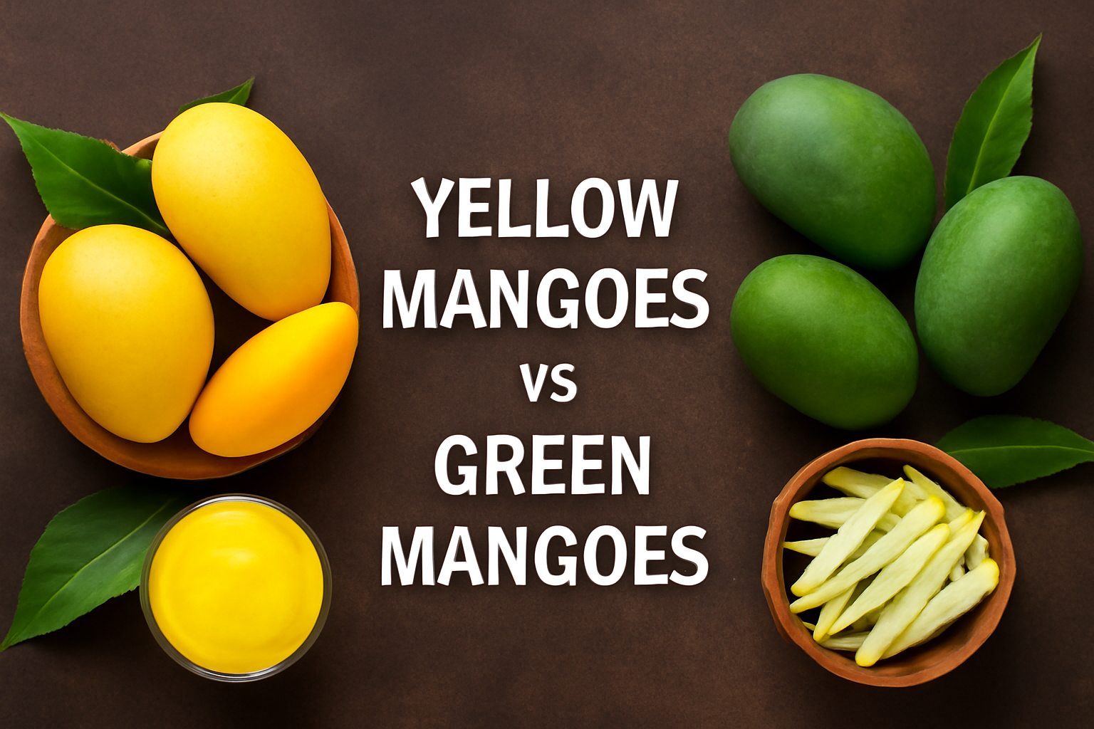 Yellow Mangoes and Green Mangoes have unique flavors, uses, and benefits. Explore their differences, nutritional value, and how to enjoy them in various dishes.