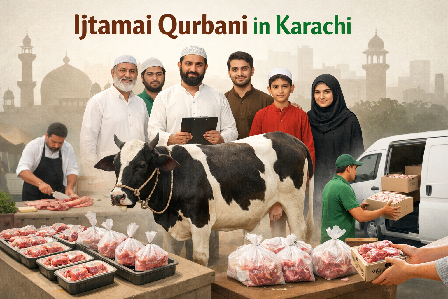 Ijtamai Qurbani in Karachi