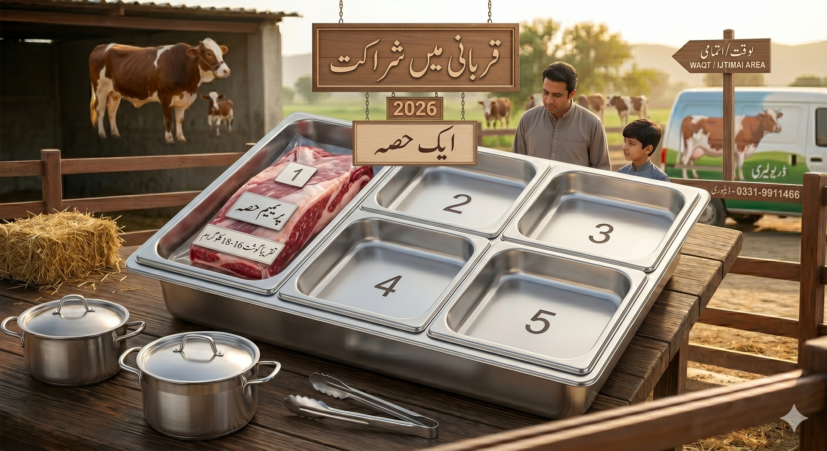 Can There Be 5 Shares in Cow Qurbani? | Qurbani Share Rules – The Warsi Farm