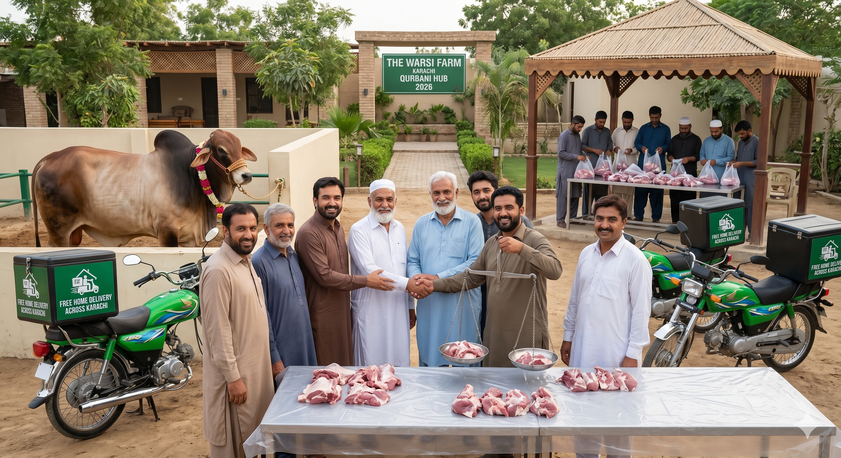 What is 7 Shares of Cow in Qurbani? | Complete Hissa Guide – The Warsi Farm