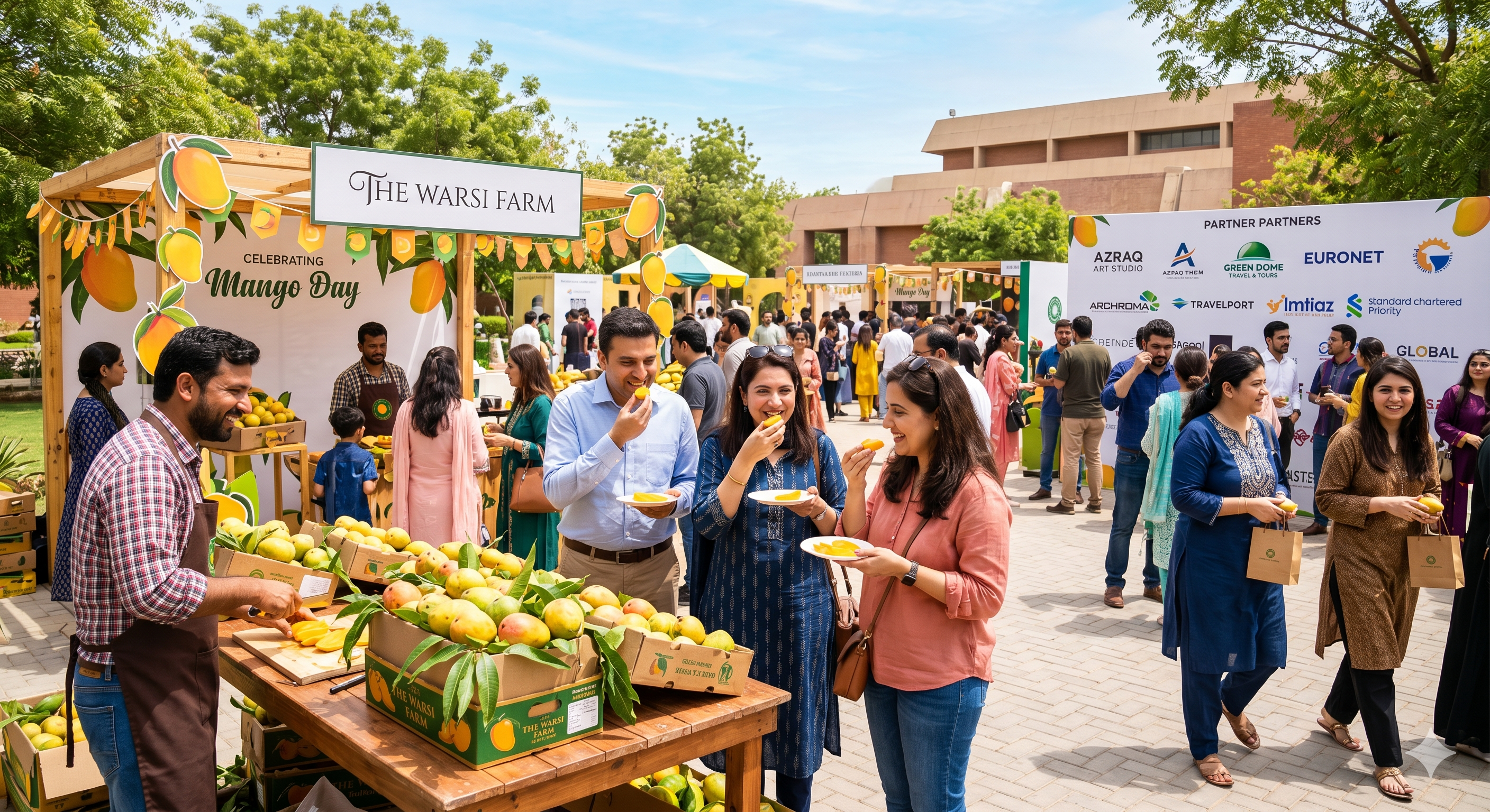 Mango Day at Aga Khan University Sports Complex – Celebrating the King of Fruits with The Warsi Farm!