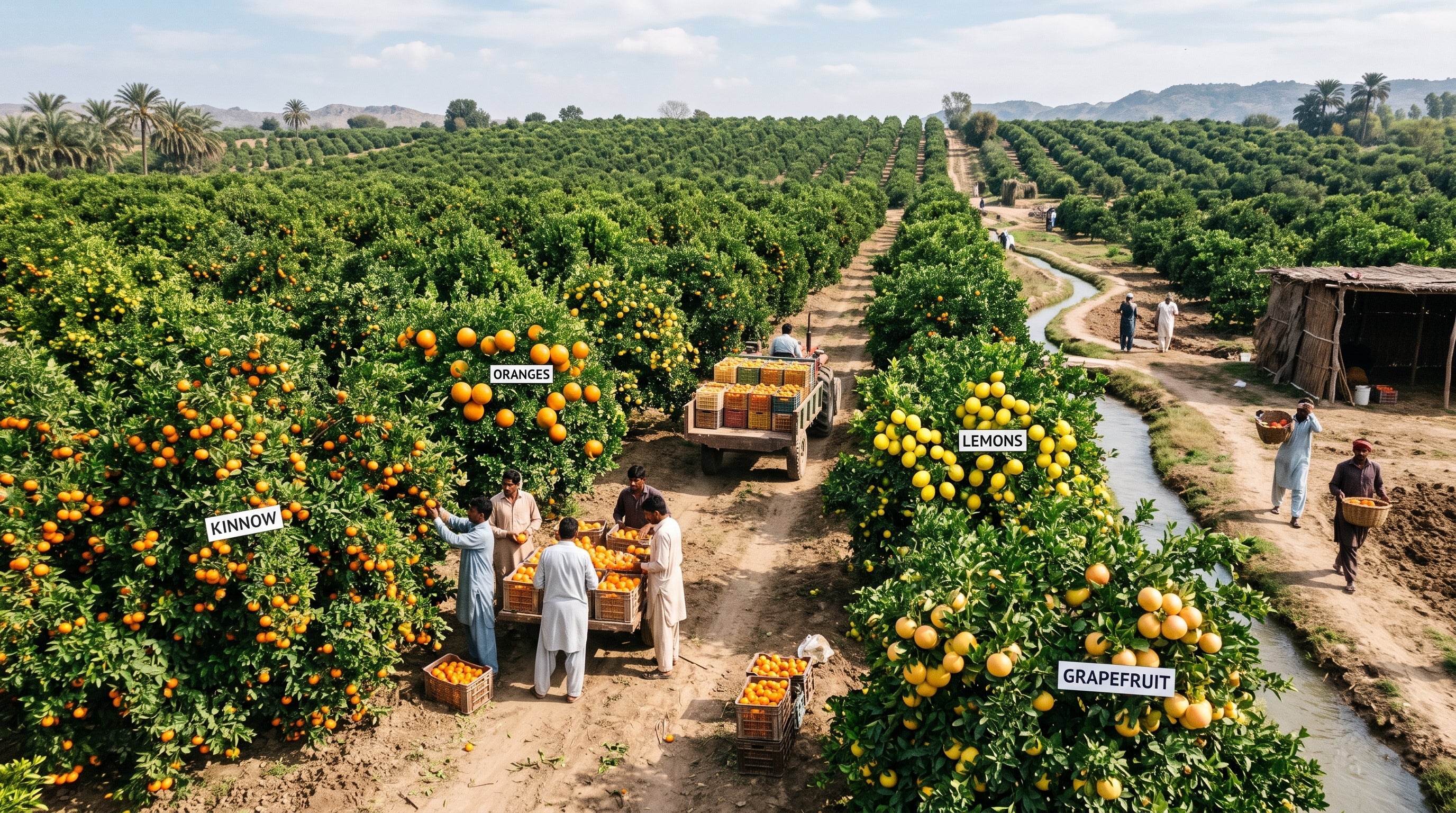 Types of Citrus Fruits Grown in Sargodha