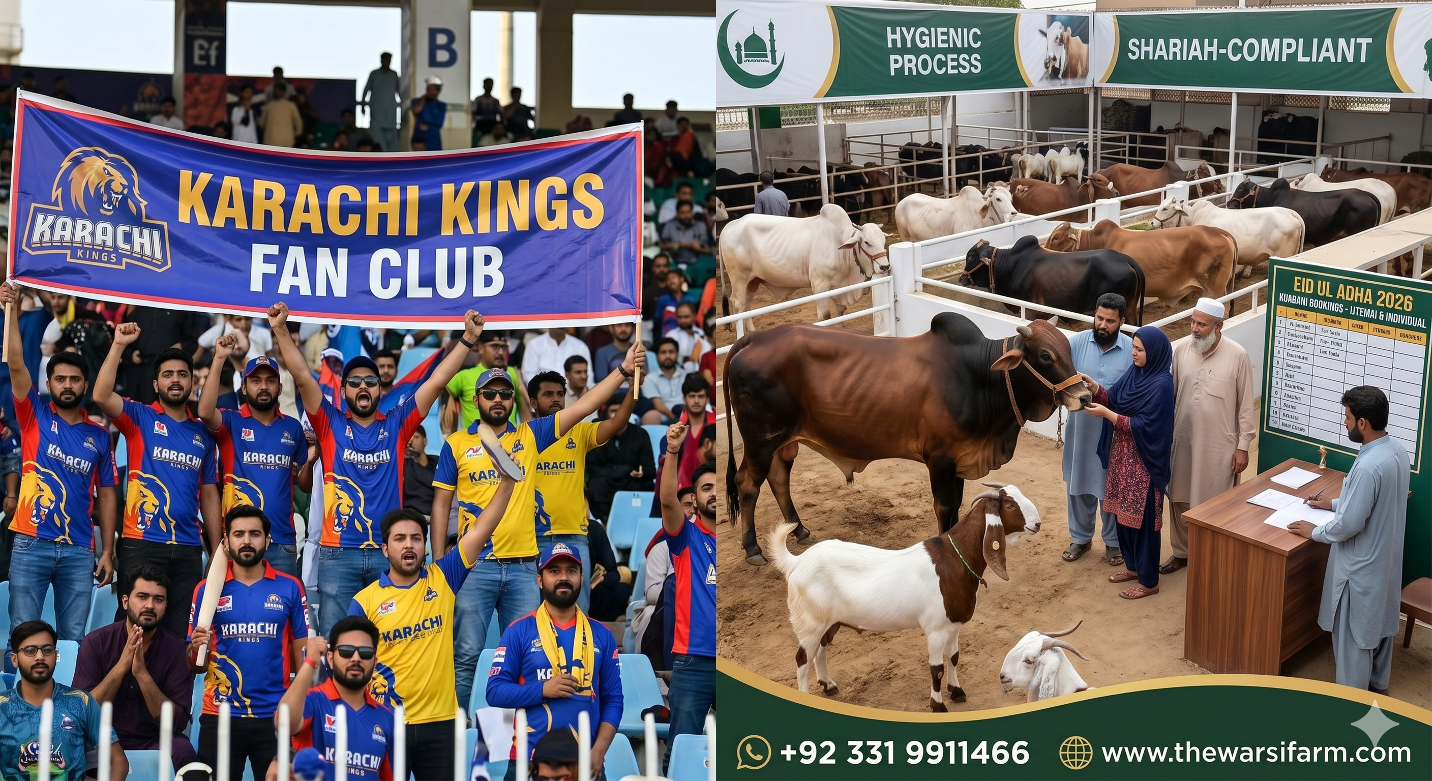 Lahore Qalandars vs Karachi Kings & Qurbani Planning Karachi 2026