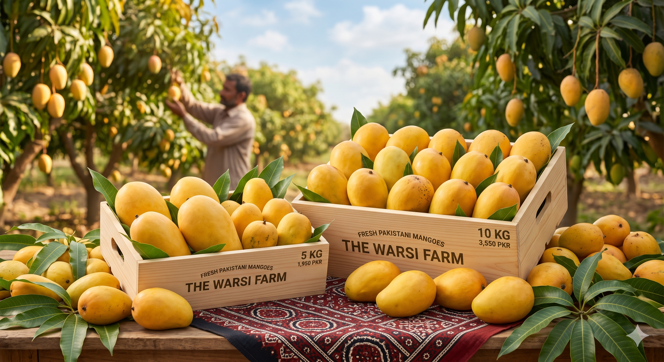 Premium Pakistani Mangoes Online – Farm Fresh Mangoes Delivered Across Pakistan