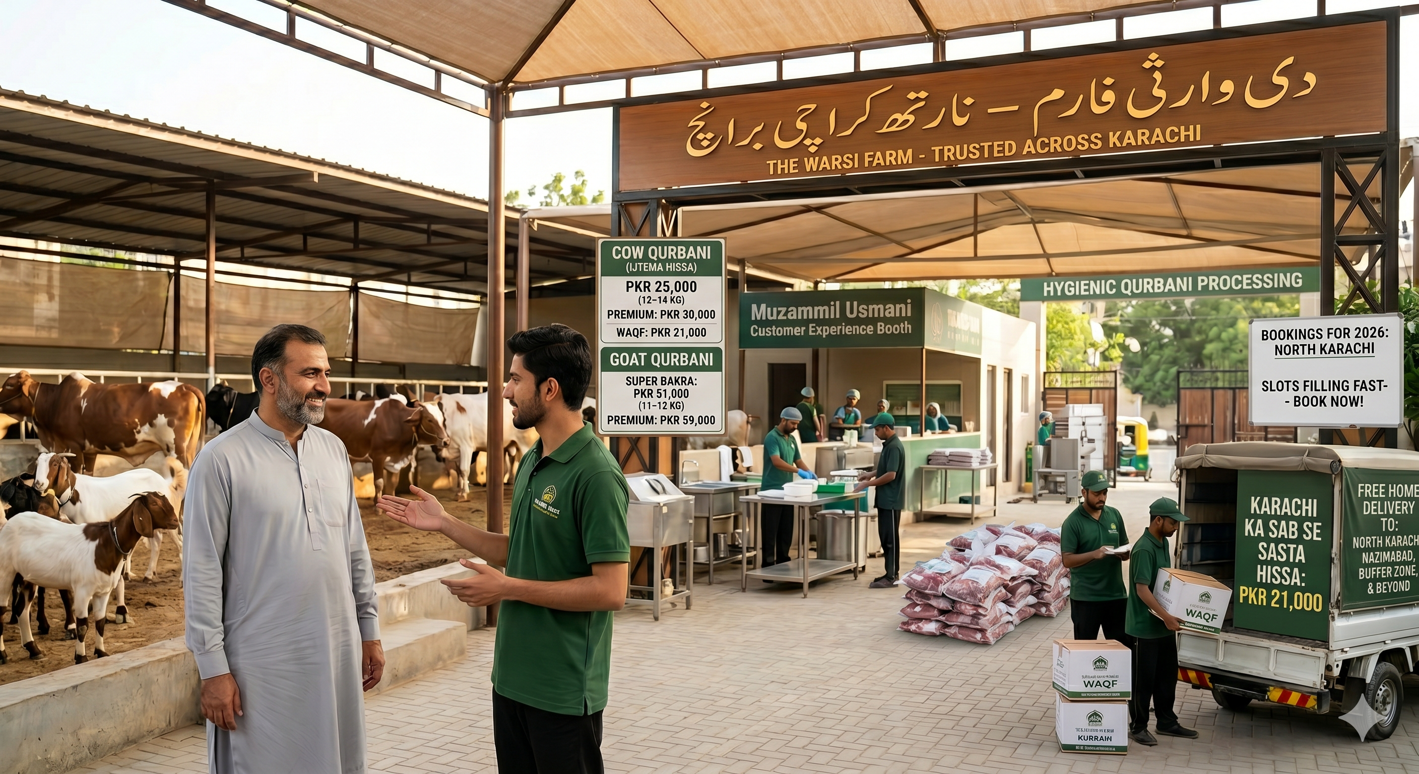 Customer Experience from North Karachi | Muzammil Usmani Reviews The Warsi Farm – Qurbani 2026