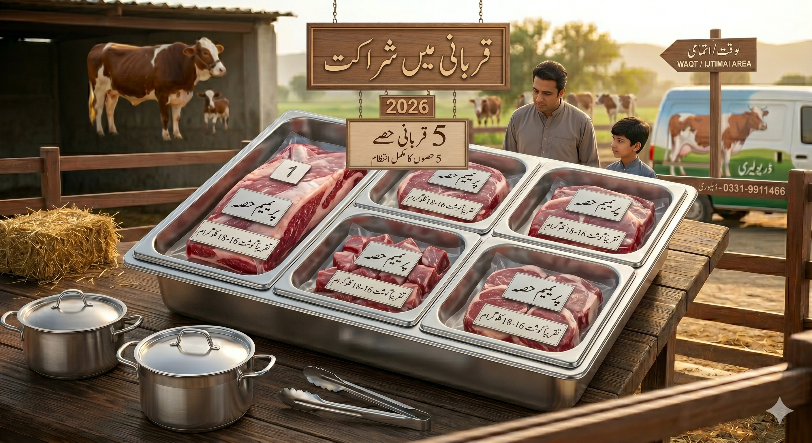 How Many Shares is a Cow in Qurbani? | Cow Hissa Guide 2026 – The Warsi Farm