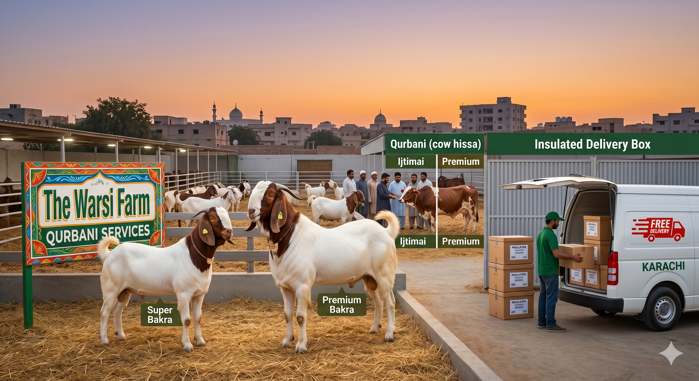 Goat Share Karachi Price Today 2026 | Bakra Qurbani Rates – The Warsi Farm