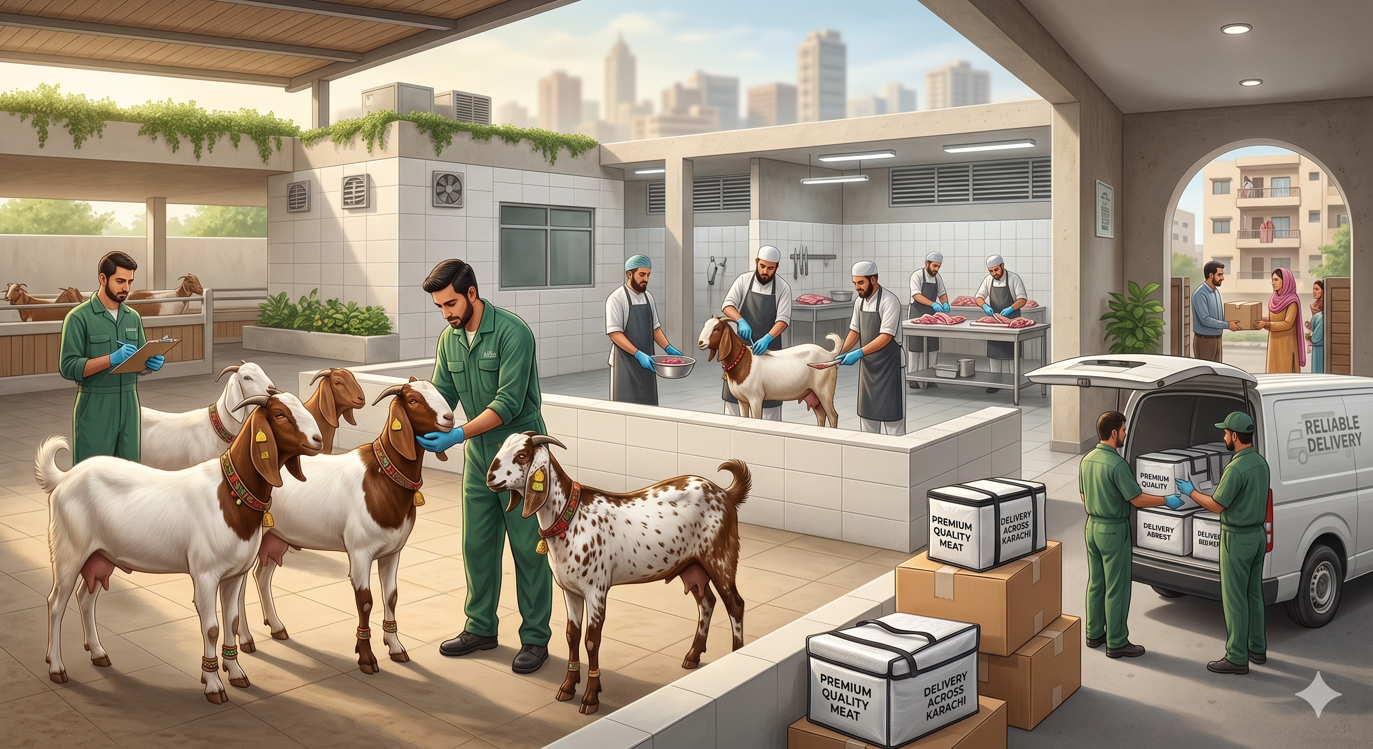 Reliable Goat Qurbani Service