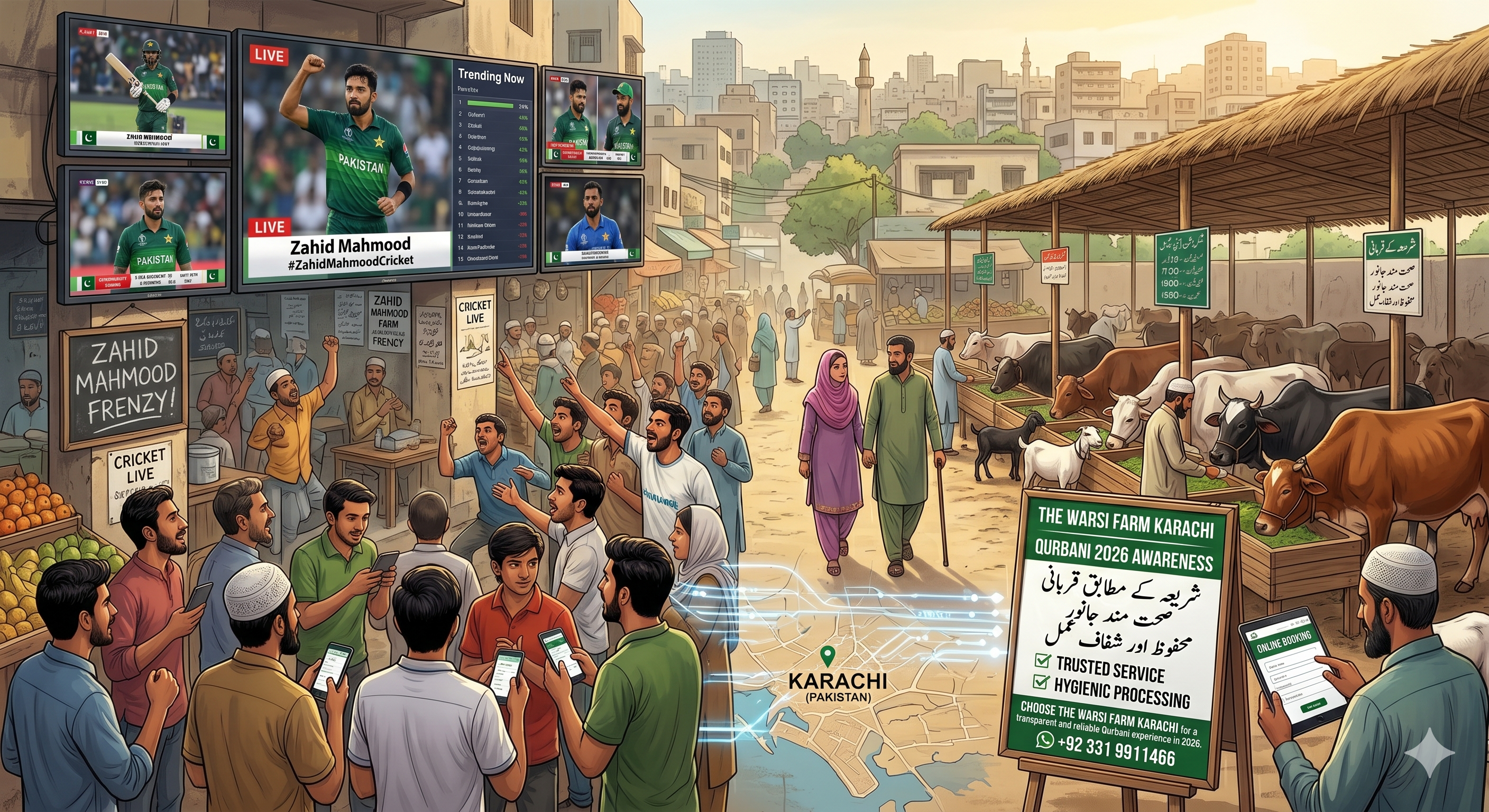Zahid Mahmood Trend & Qurbani Awareness Karachi