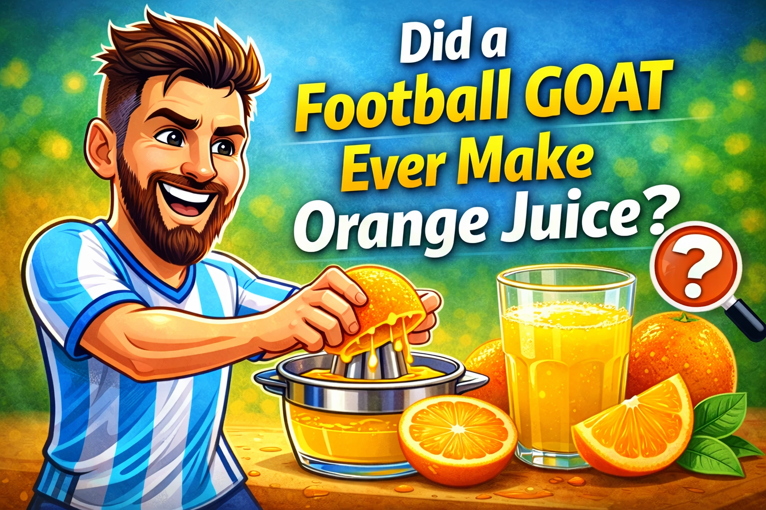 Did Lionel Messi Ever Make Orange Juice?