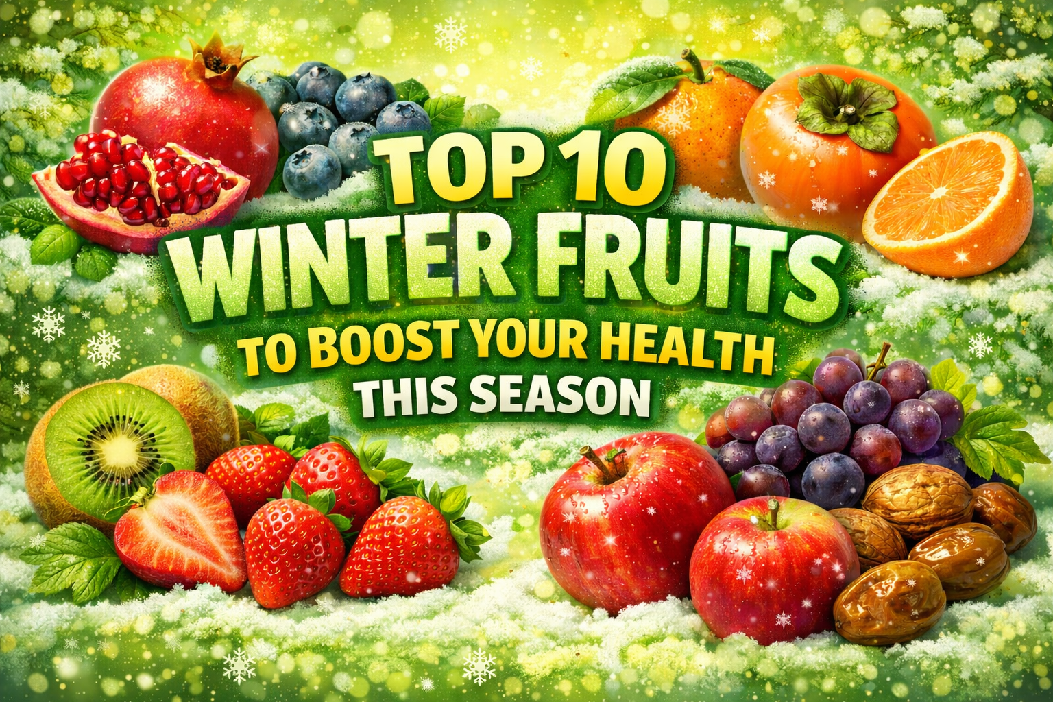 Top 10 Winter Fruits to Boost Your Health This Season