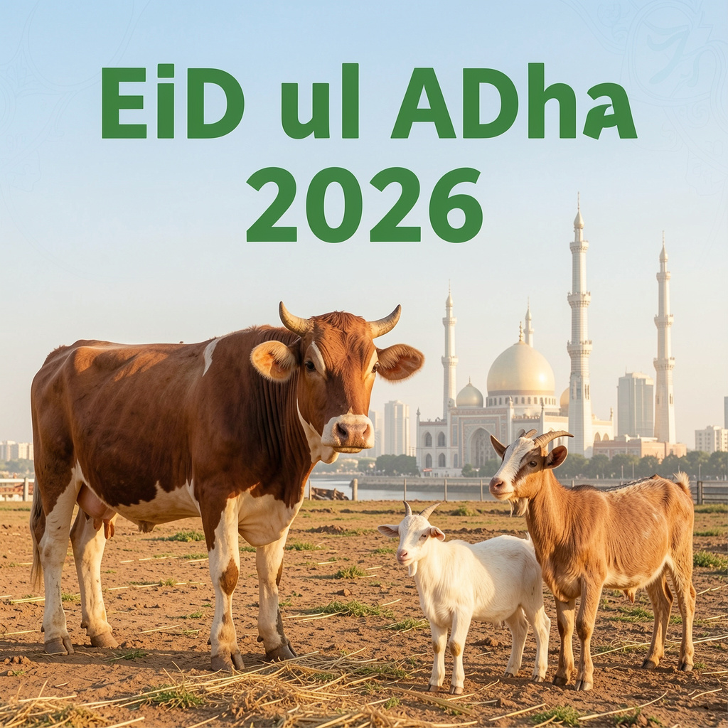 Eid ul Adha 2026 Dates & Online Qurbani Pakistan | The Warsi Farm