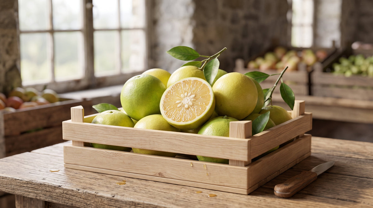 Fresh sweet lime Mausambi fruit box delivery in Karachi from The Warsi Farm